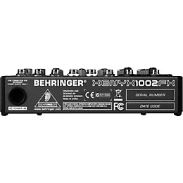 Behringer XENYX 1002FX Mixer