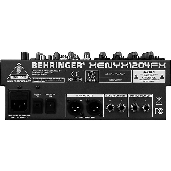 Restock Behringer XENYX 1204FX Mixer | Guitar Center