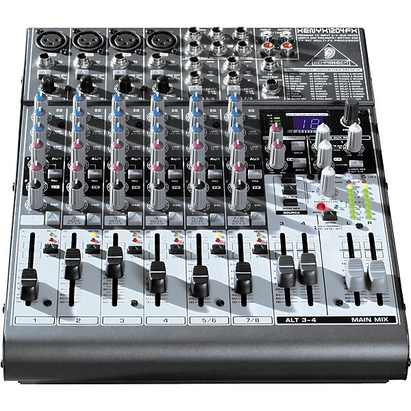 BEHRINGER ベリンガー　ミキサー XENYX 1204FX Restock Behringer XENYX 1204FX Mixer | Guitar Center