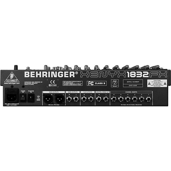 Restock Behringer XENYX 1832FX Mixer | Guitar Center
