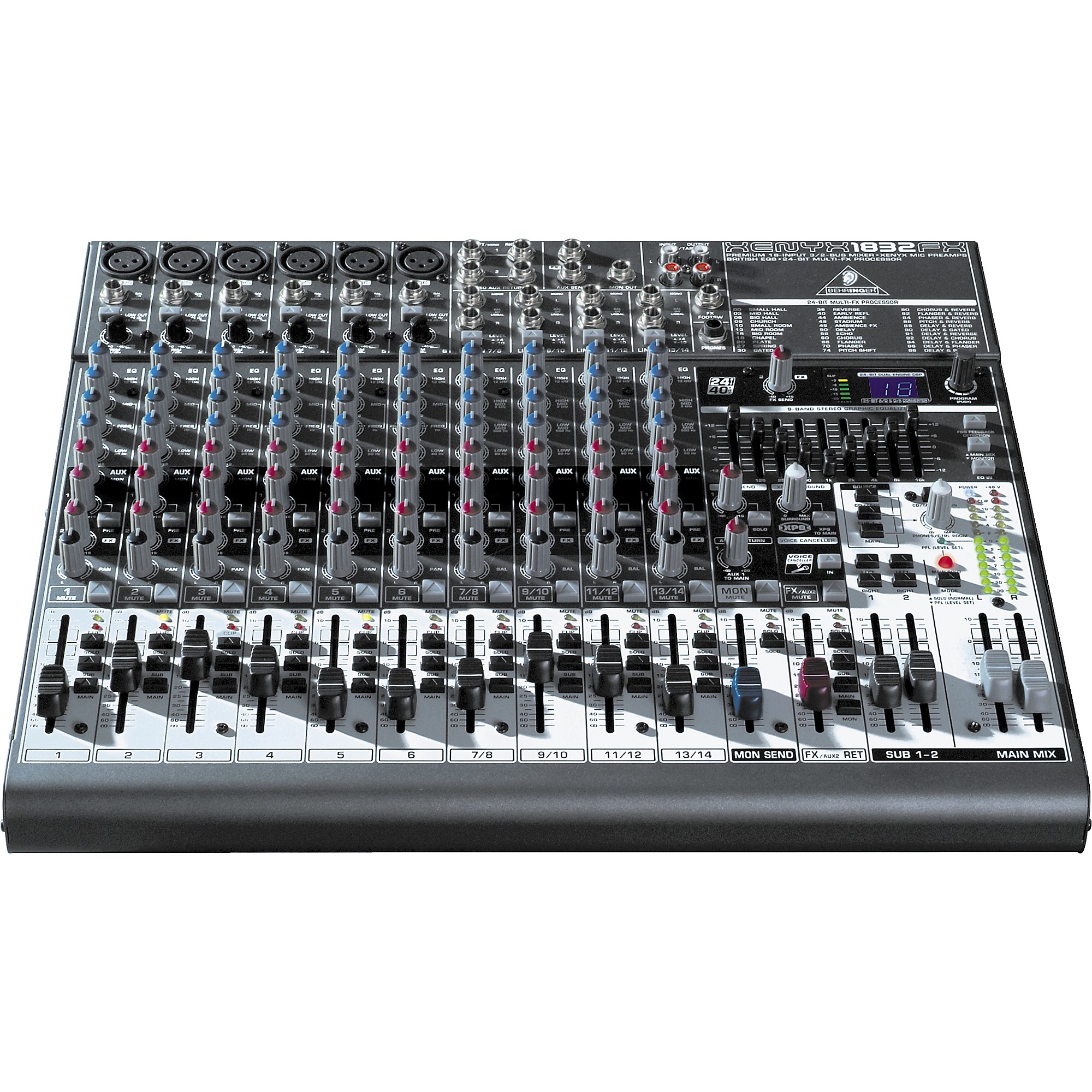 BEHRINGER XENYX 1832FX アナログミキサー Restock Behringer XENYX 1832FX Mixer | Guitar Center