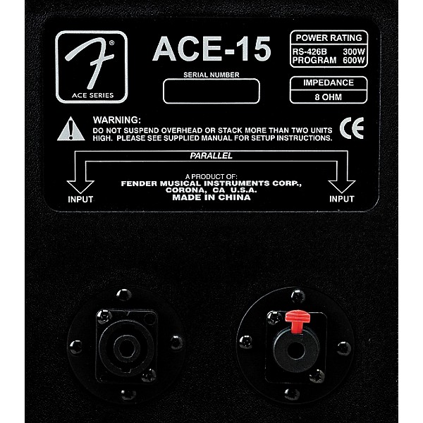 Fender SR8500 & Ace 1515 PA Package | Guitar Center