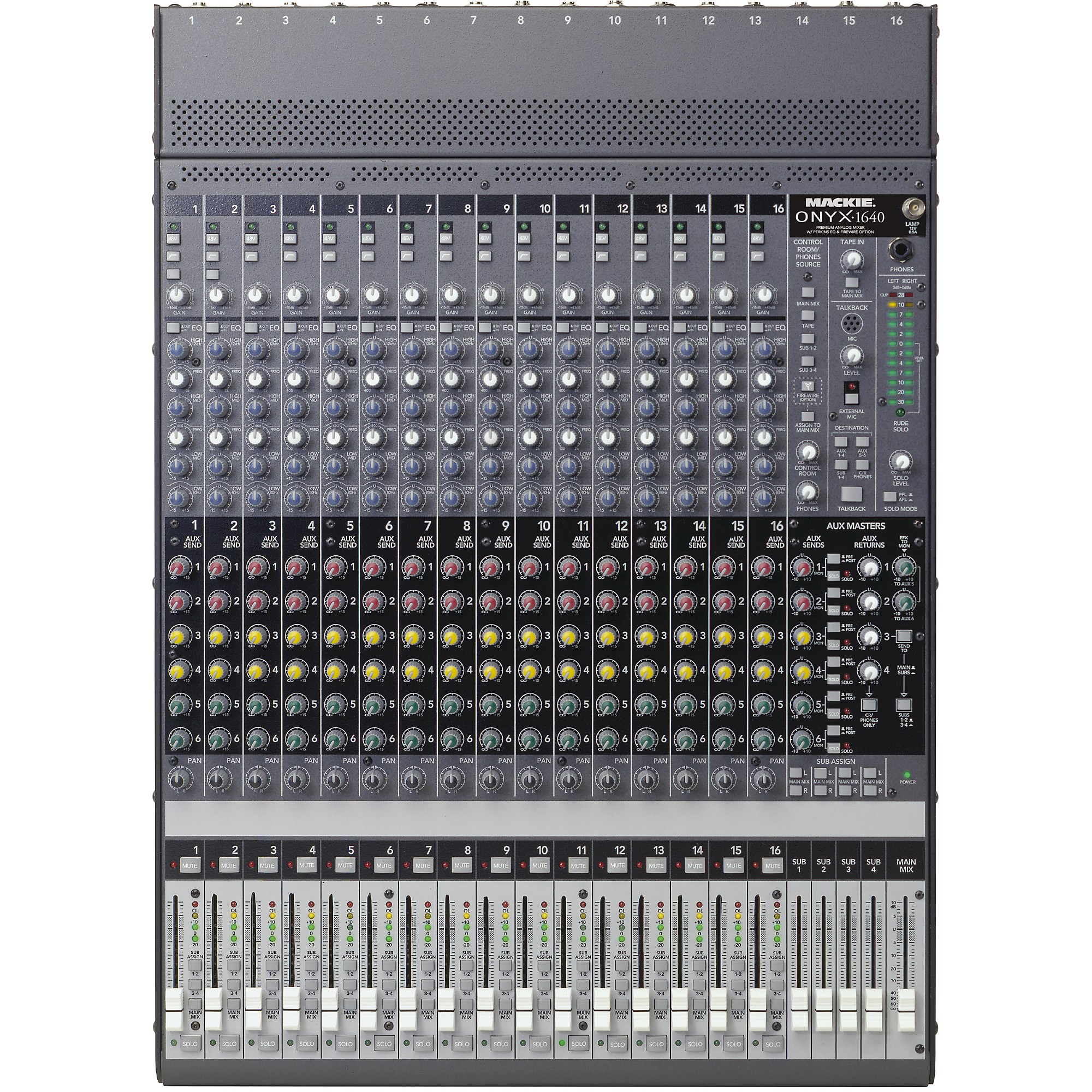 MACKIE ONYX 1640 アナログミキサー Mackie Onyx 1640 16-Channel Mixer | Guitar Center