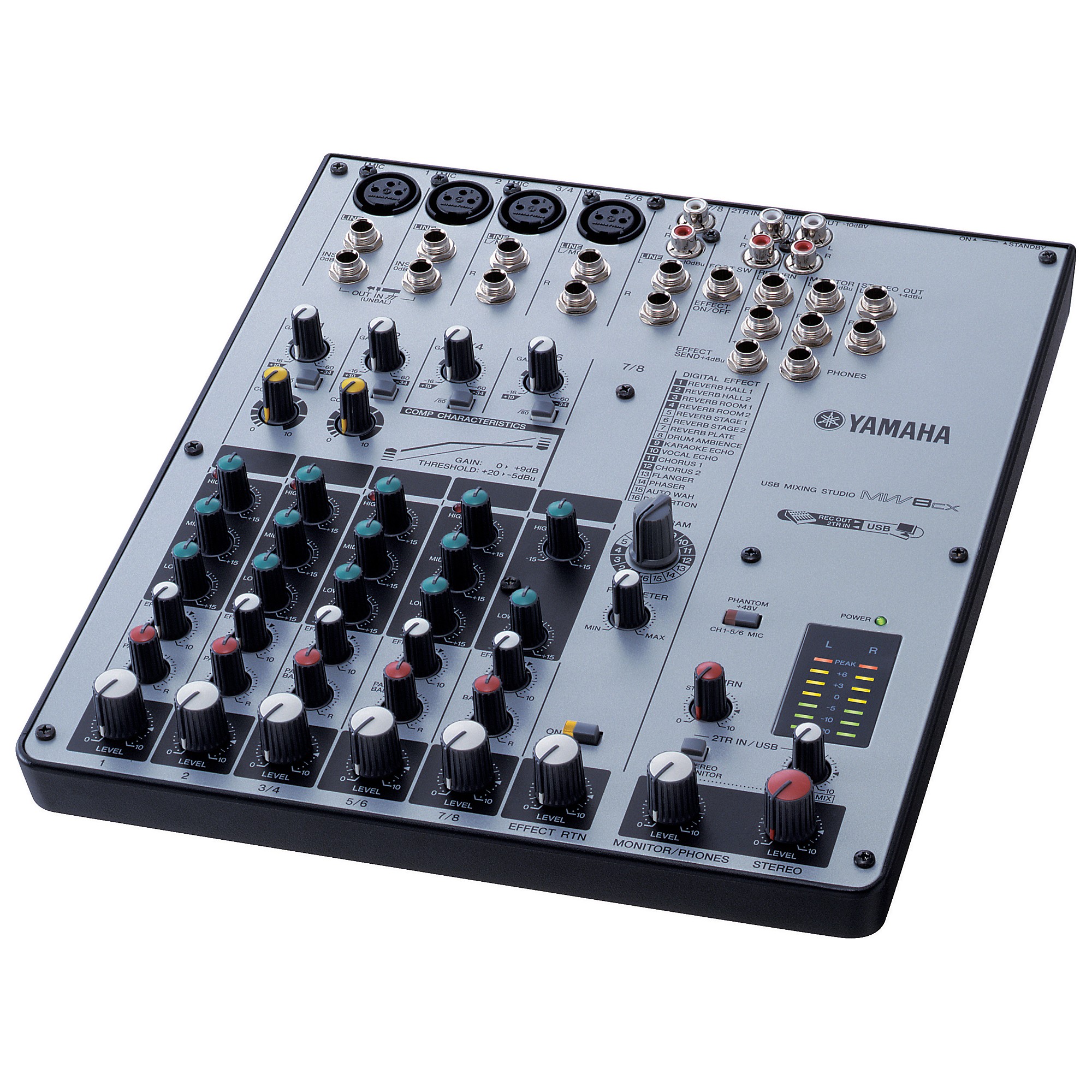 Restock Yamaha MW8CX 8-Channel USB Mixer with Compression