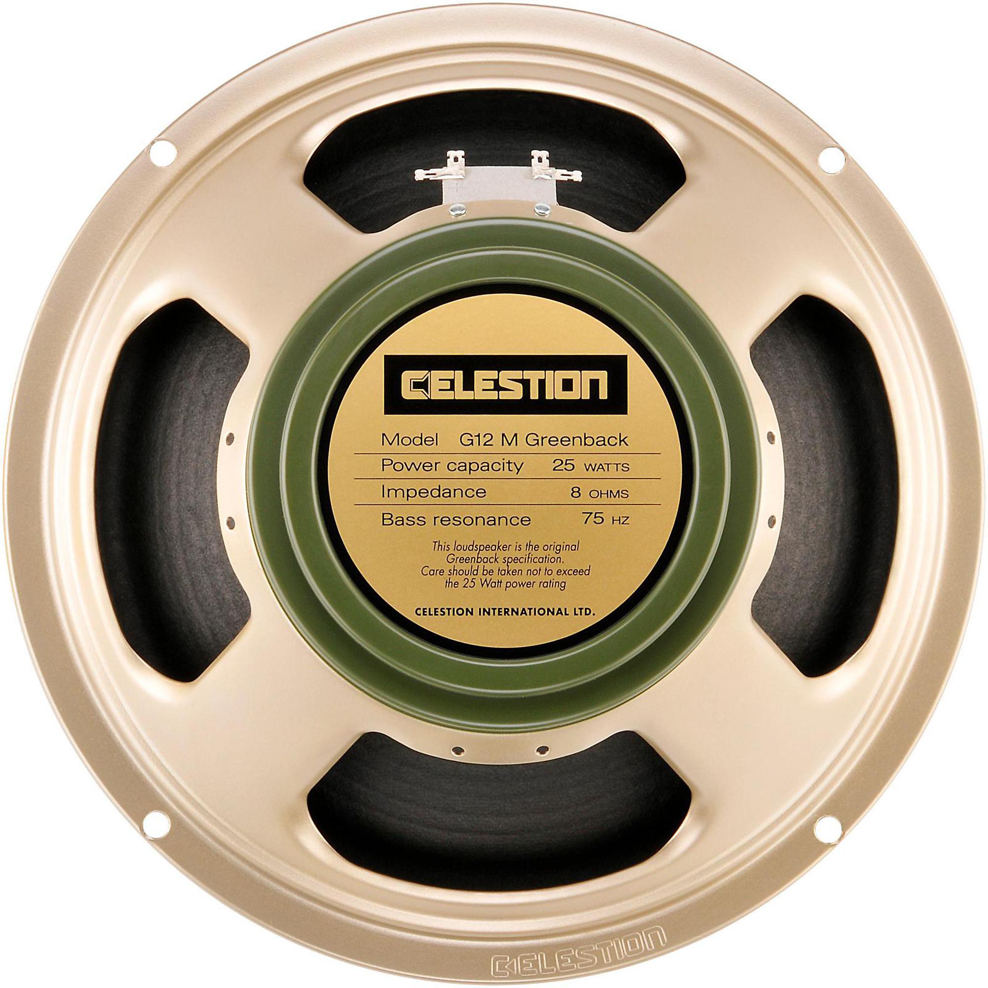 CELESTION G12M greenback ENGLAND製 Celestion G12M 25W Greenback 8 Ohm UK-made 12 inch Guitar speaker