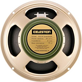 Celestion G12M Greenback 25W, 12" Guitar Speaker 16 Ohm Celestion G12M Greenback 25W, 12" Guitar Speaker 8 Ohm