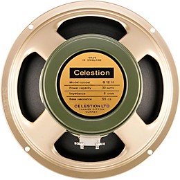 Celestion Heritage G12H (55Hz) 30W, 12" Vintage Guitar Speaker 15 Ohm