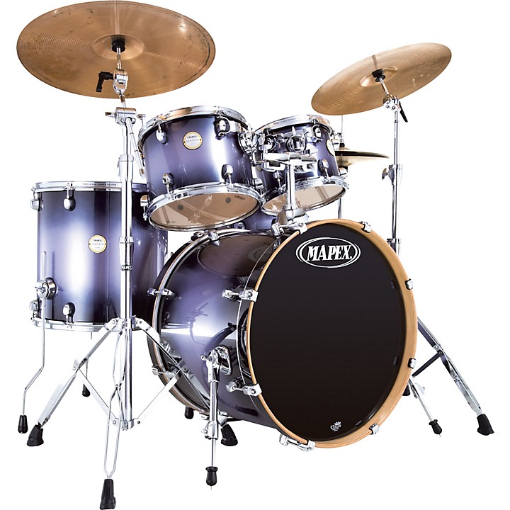 Mapex Meridian Maple 5-Piece Fusionease Drum Set Gloss Natural
