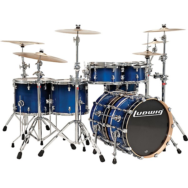 Ludwig Blue to Black Fade | Гитарный центрLudwig Blue to Black Fade | Гитарный центр  