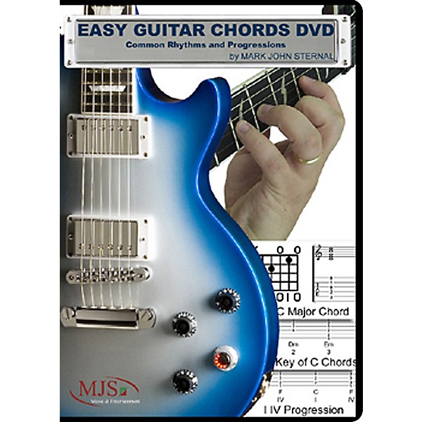 MJS Music Publications Easy Guitar Chords DVD Common Rhythms and Progressions