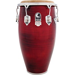 Toca Elite Pro 12-1/2" Wood Tumba Natural Maple Fade 12.5 In Toca Elite Pro 12-1/2" Wood Tumba Crimson 12.5 In