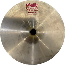 Used Paiste 6in 2002 Accent 6 Cymbal