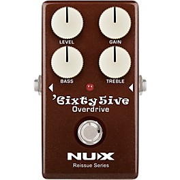 NUX '6ixty5ive Overdrive Effects Pedal With True Bypass and Gain Trim