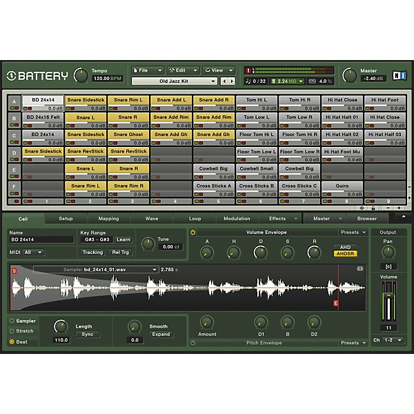 Native Instruments BATTERY 3 Drum Sampling Software