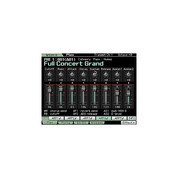 Yamaha MOTIF XS8 Music Production Synthesizer Workstation Yamaha MOTIF XS8 Music Production Synthesizer Workstation