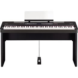 Open Box Roland Digital Piano Stand Level 2 Black 888365304199