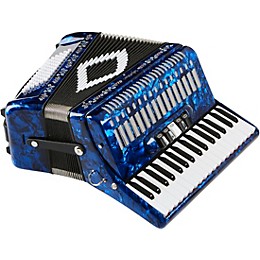 Open Box SofiaMari SM 3472 34 Piano 72 Bass Button Accordion Level 2 Dark Blue Pearl 190839598004