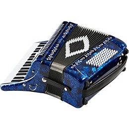 SofiaMari SM 3472 34 Piano 72 Bass Button Accordion Dark Blue Pearl