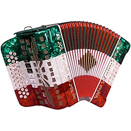 SofiaMari SMTT-3412, 2-Tone Accordion Red,White,Green Fa/Mi SofiaMari SMTT-3412, 2-Tone Accordion Red,White,Green Sol/Mi