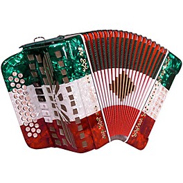 SofiaMari SMTT-3412, 2-Tone Accordion Red,White,Green Fa/Mi SofiaMari SMTT-3412, 2-Tone Accordion Red,White,Green Fa/Mi