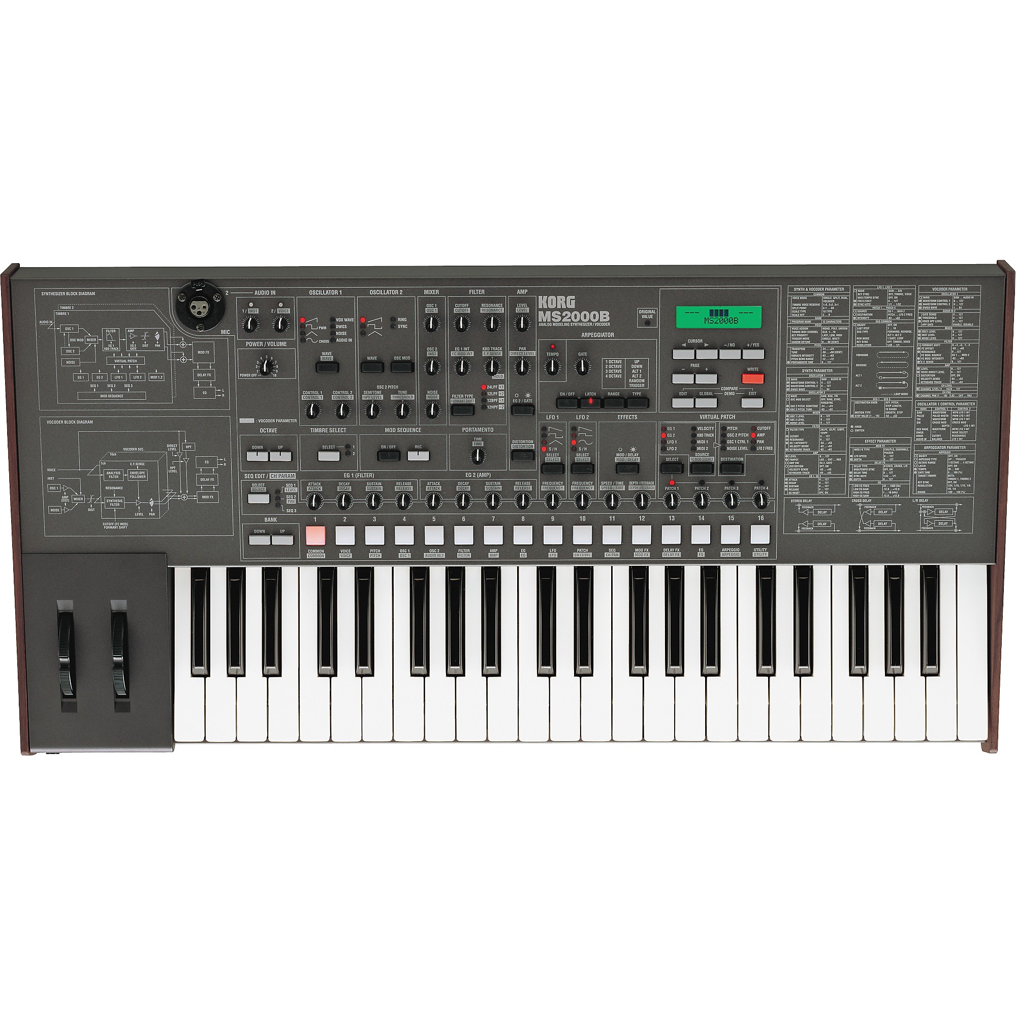 KORG MS-2000B Analog Modeling Synth | Guitar Center