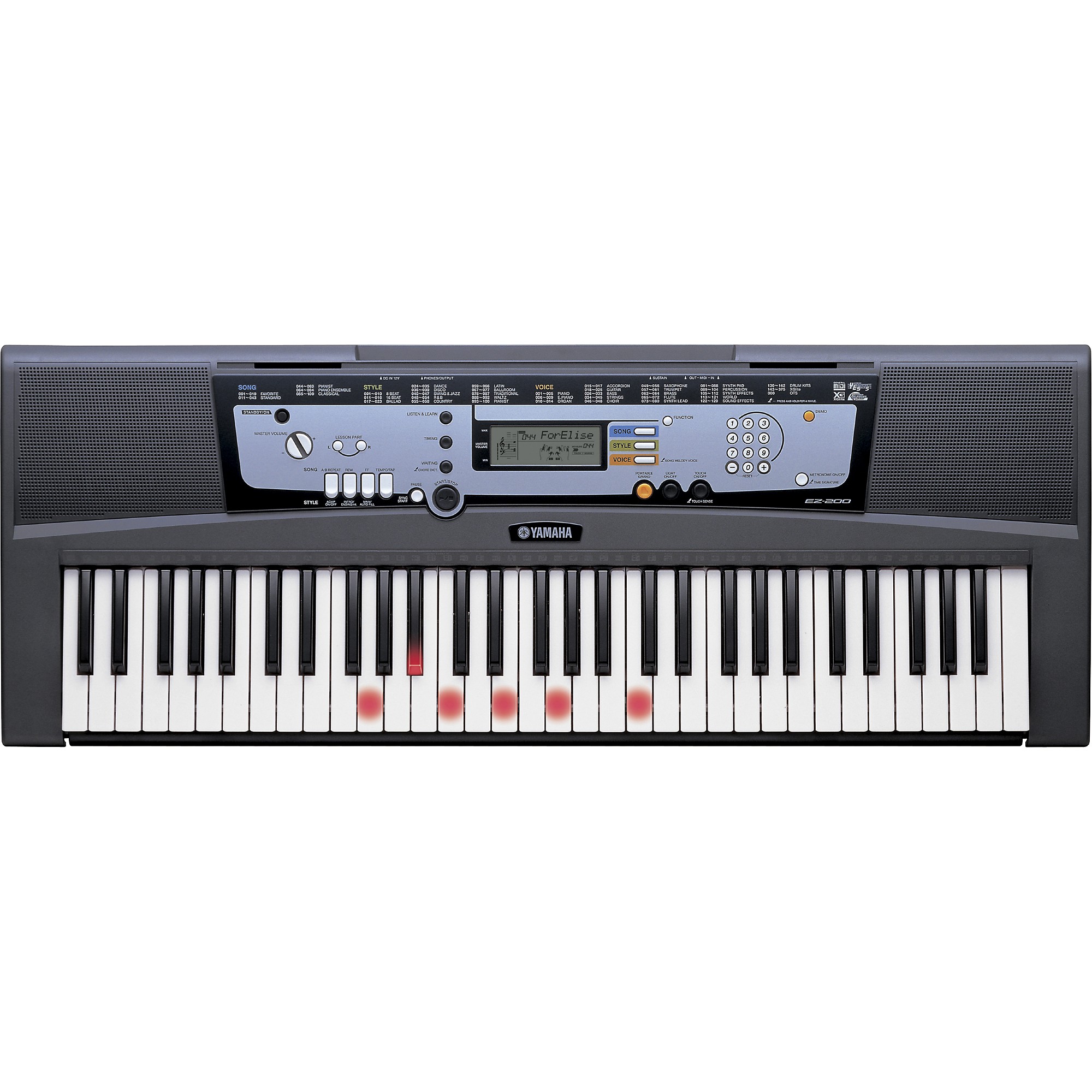 Yamaha EZ-1200 ライト付きキーボード Yamaha EZ-1200 ライト付きキーボード - メルカリ