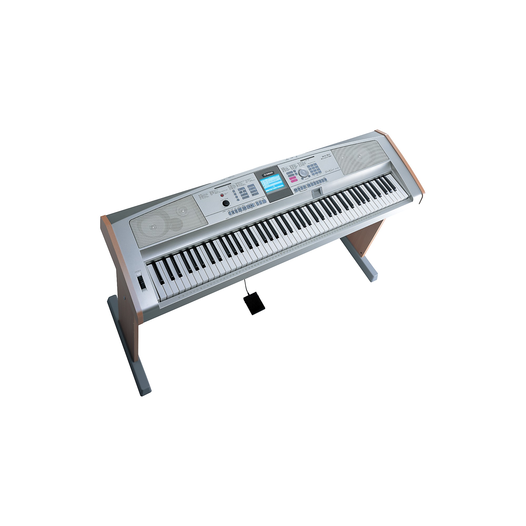 Restock Yamaha DGX-505 88-Key Portable Grand Digital Keyboard and Wood  Grain Stand