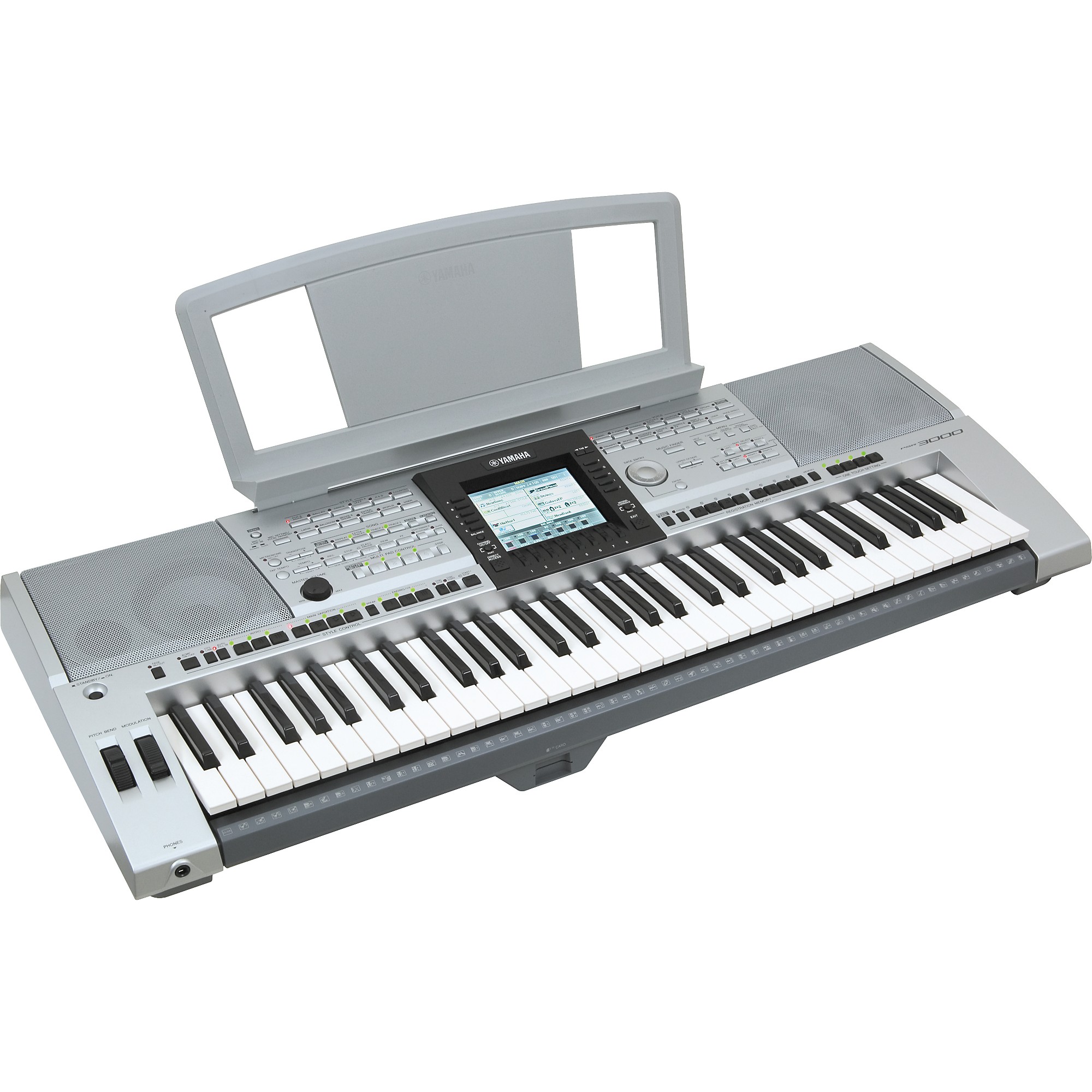 Yamaha PSR-3000 61鍵 シルバー Yamaha PSR-3000 61-Key Arranger Workstation Keyboard