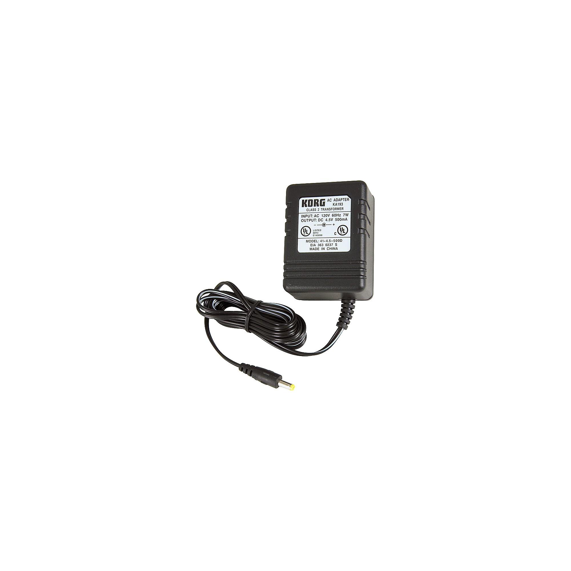 KORG KA193 4.5V Adapter for PX4, PX4B and PXR4 | Guitar Center