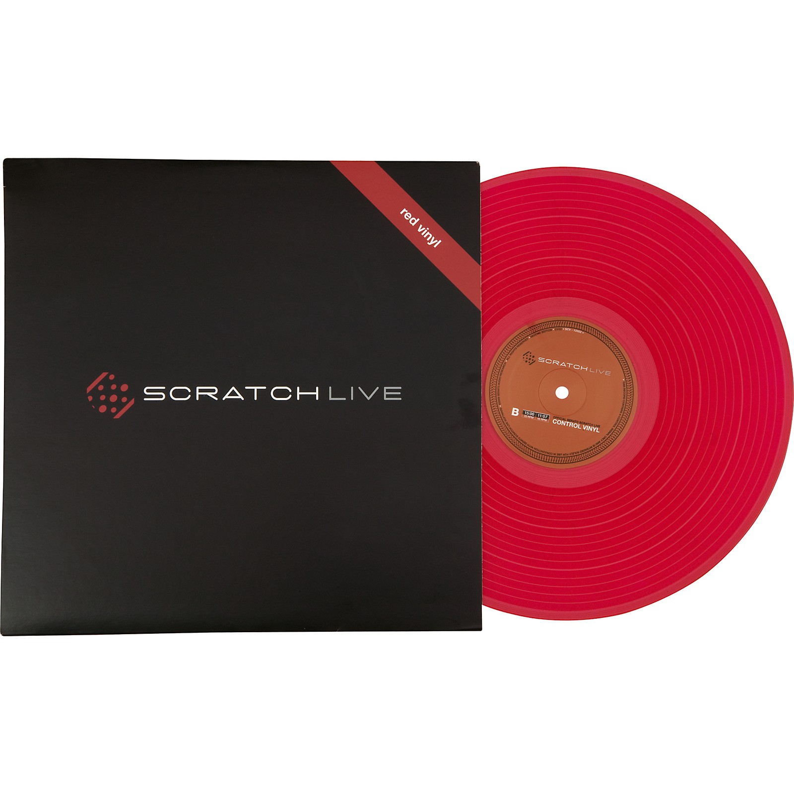Eftermæle Blåt mærke deform RANE Serato Scratch LIVE - Second Edition Control Vinyl Record Red | Guitar  Center