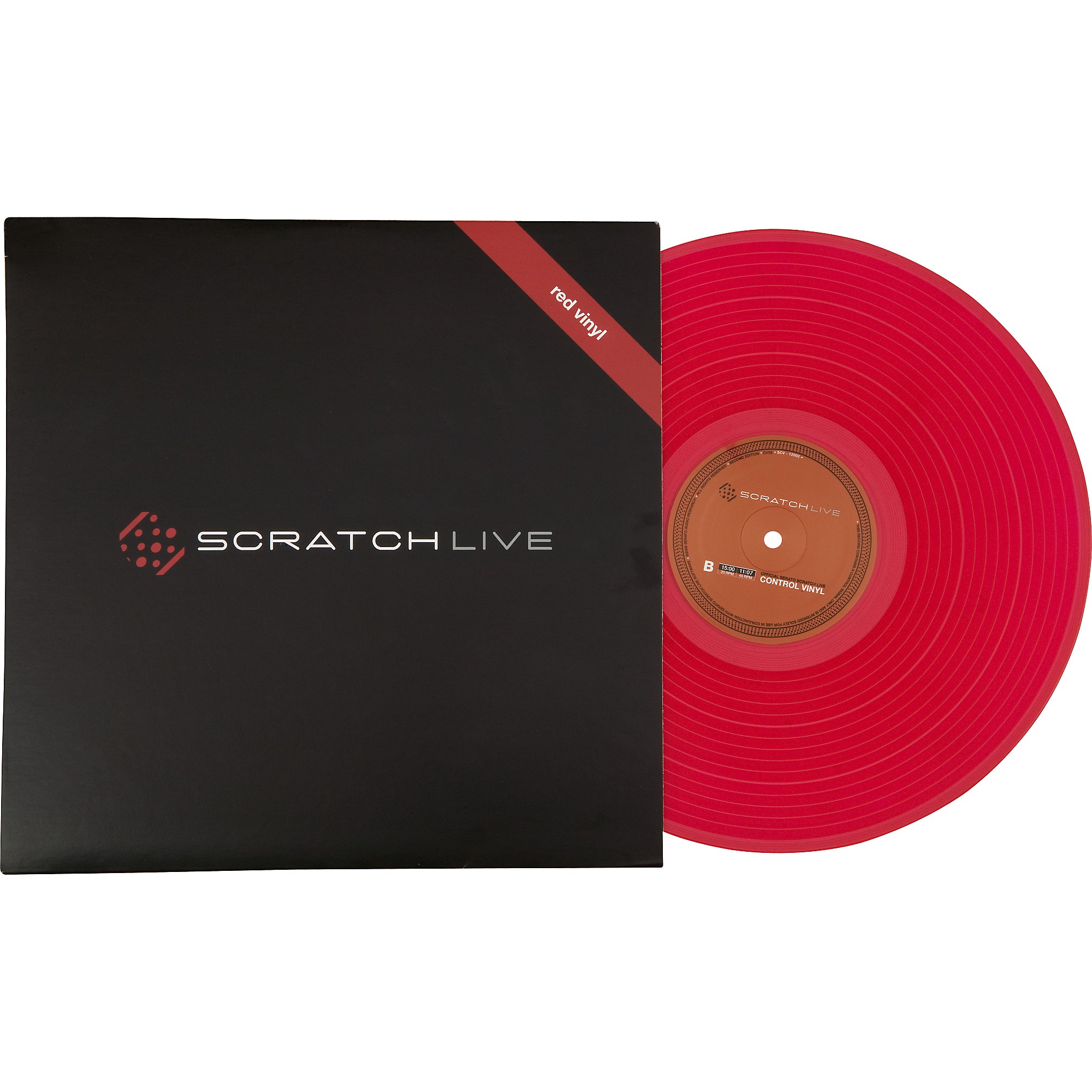 RANE Serato Scratch LIVE - Second Edition Control Vinyl Record Red 