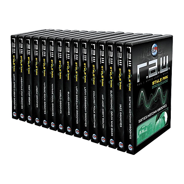 Sonic Reality R.A.W. Style Pak - Electronic: Drum and Bass Loops Collection Software