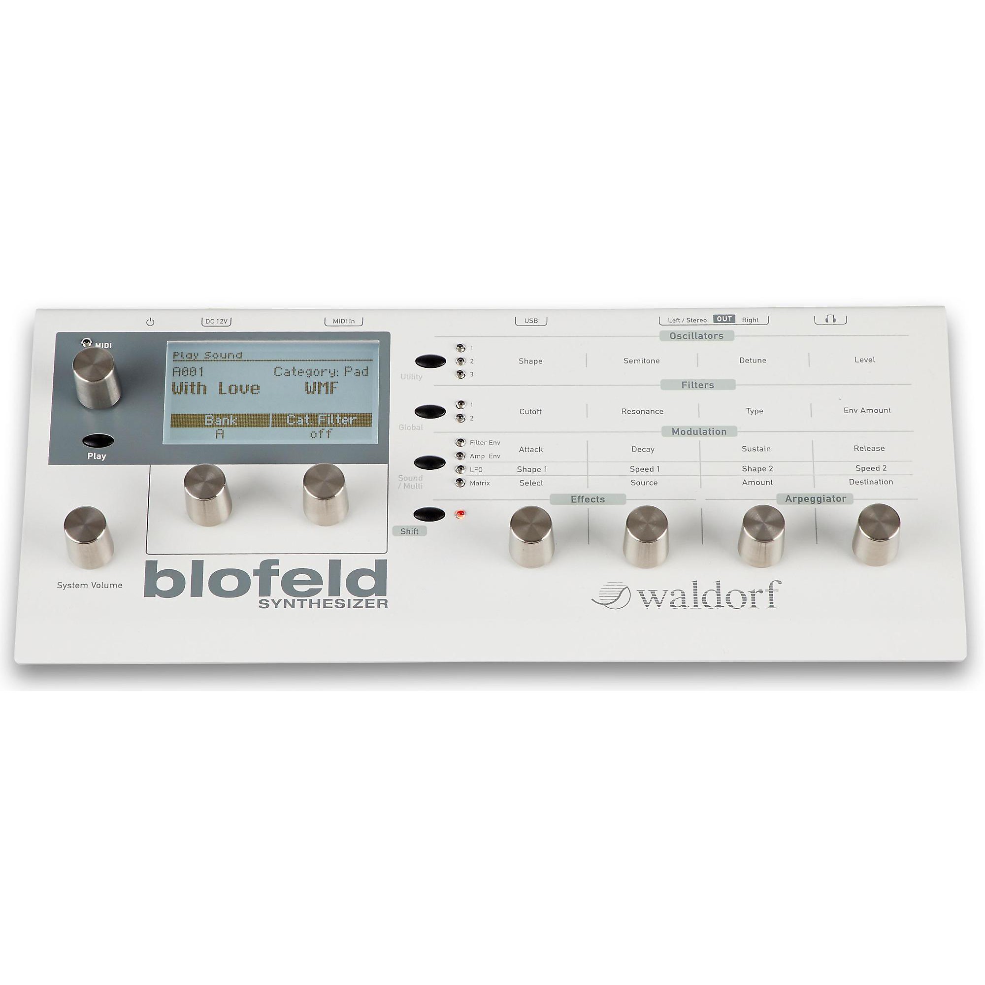 Open Box Waldorf Blofeld Desktop Synth Module Cream | Guitar Center