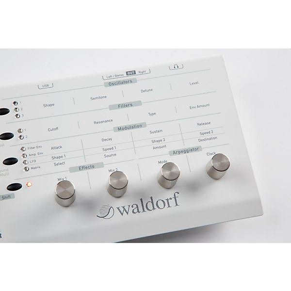 Open Box Waldorf Blofeld Desktop Synth Module Level 1 Cream