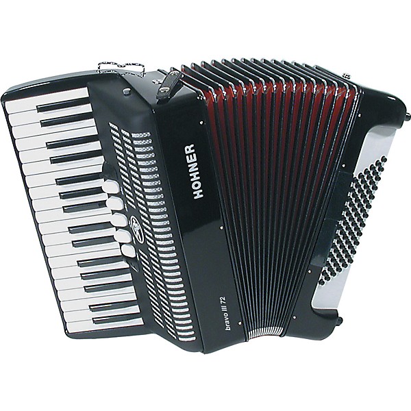 Hohner Bravo III 72 Accordion Black | Guitar Center