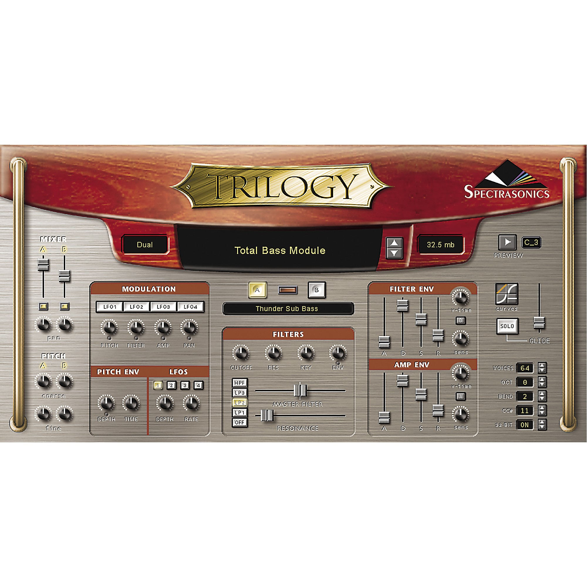 Trillian Total Bass Module(USB版) Amazon.com: Spectrasonics Trilian Bass Module Software