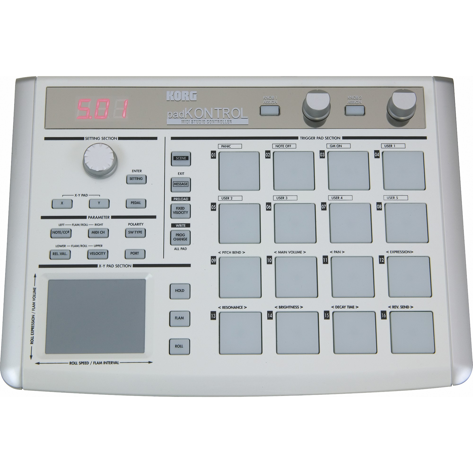 Amazon.com: Korg padKONTROL MIDI Studio Controller - Black