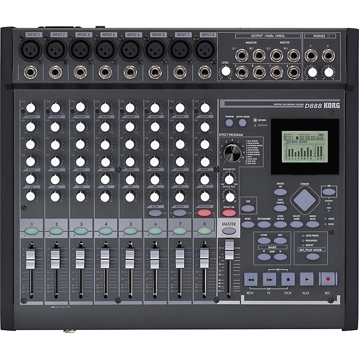 KORG 8トラックMTR D888 Open Box KORG D888 8-Track Digital Recording Studio | Guitar