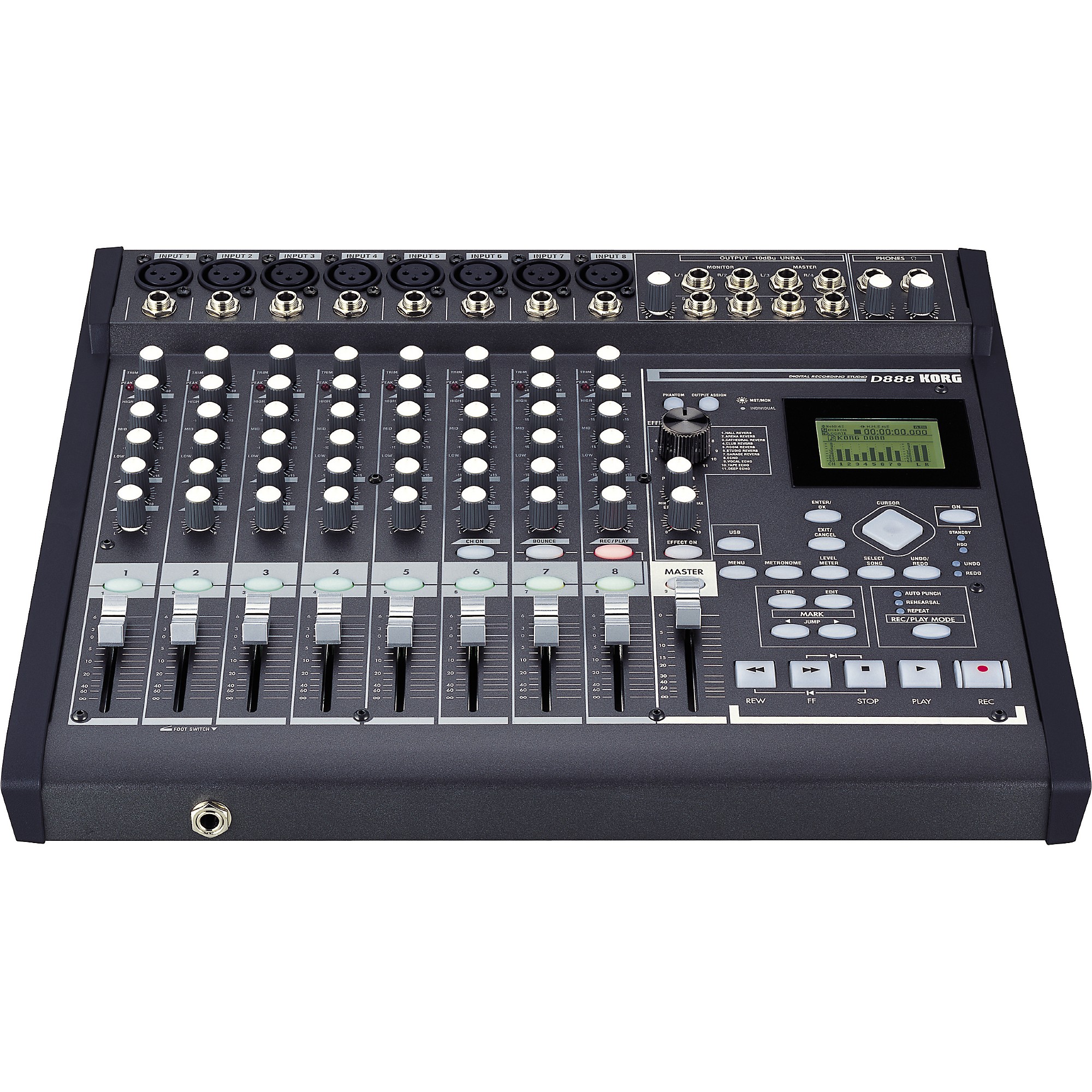KORG 8トラックMTR D888 KORG D888 Digital Recording Studio Multi Track Recorder MTR