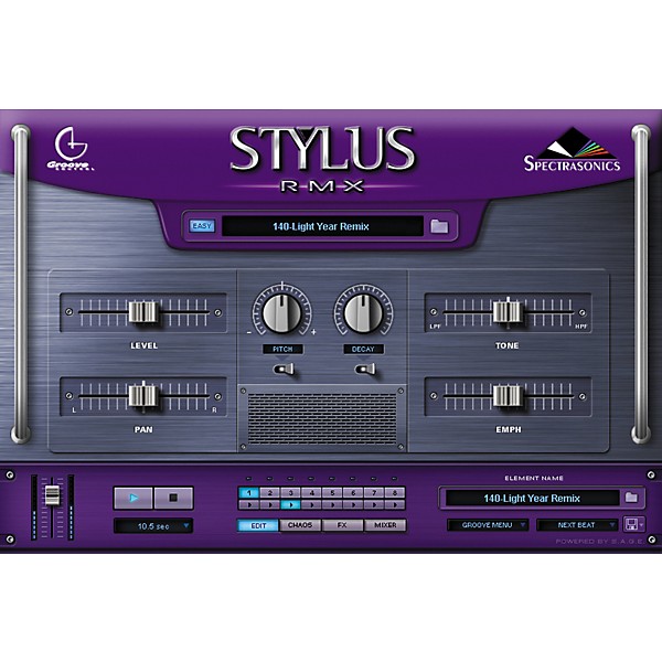 Spectrasonics Stylus RMX Xpanded Realtime Groove Module Virtual Instrument Software