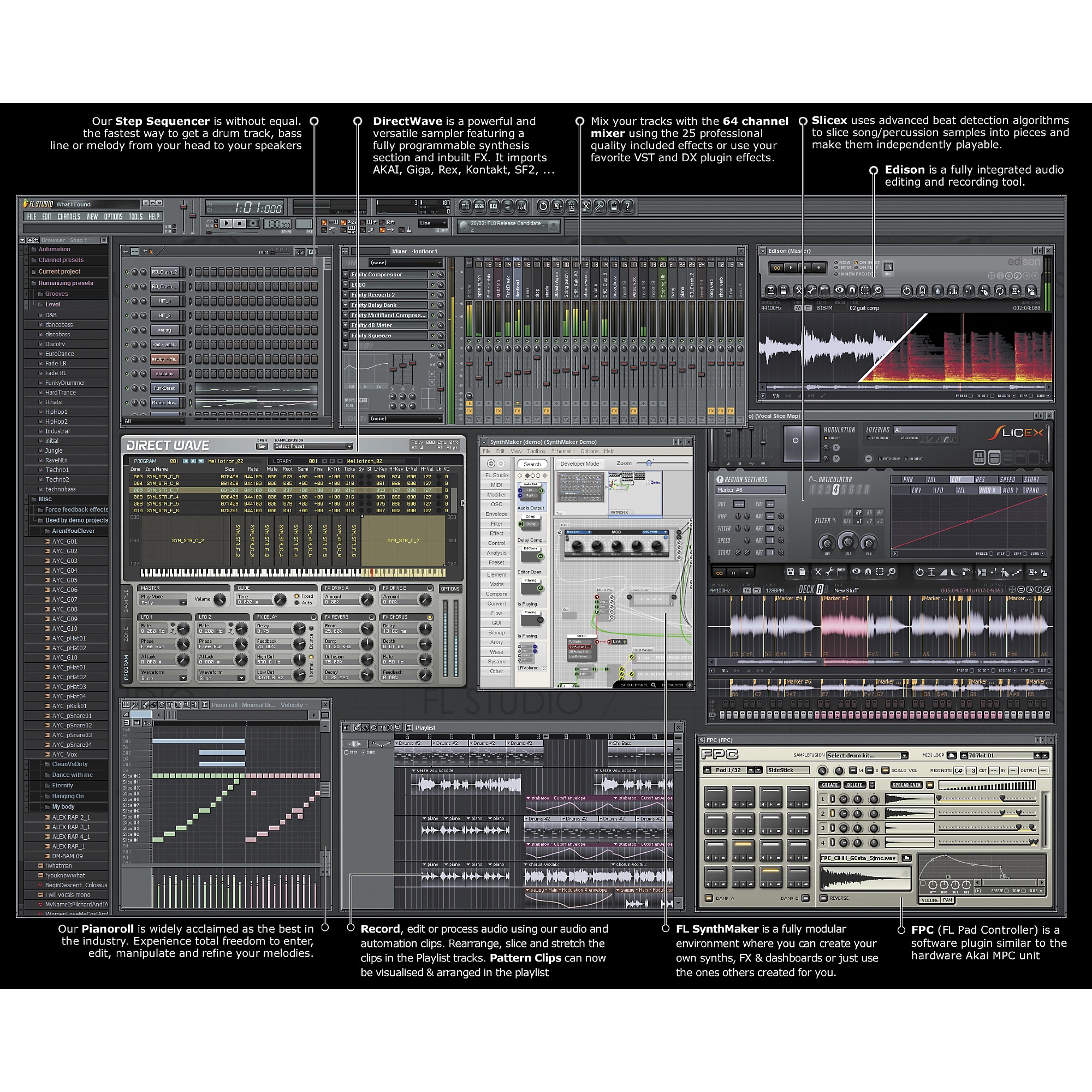 Image Line FL Studio 8 XXL Bundle DAW Software Regular | Guitar Center