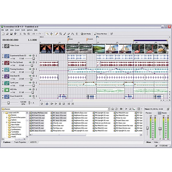 Sony ACID Loop Screenblast ACID 4.0
