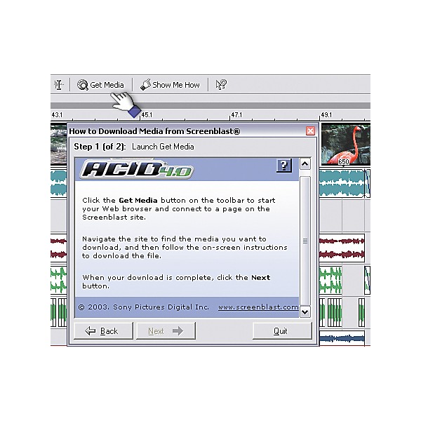 Sony ACID Loop Screenblast ACID 4.0