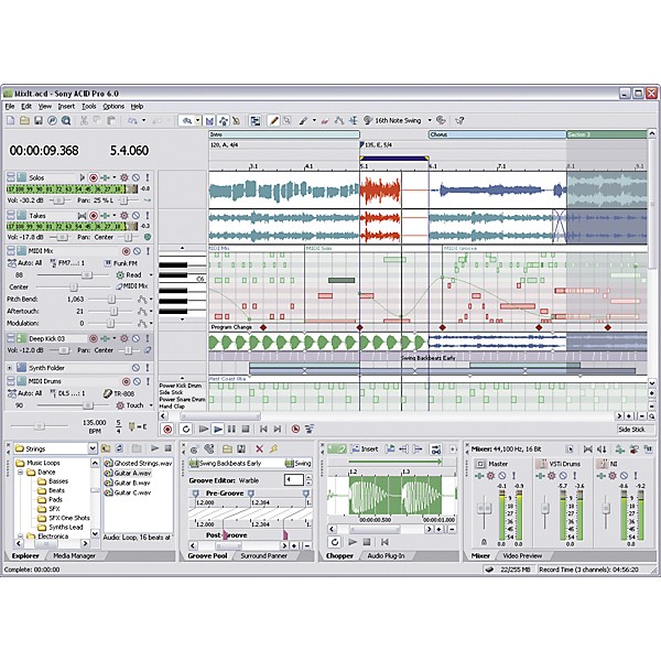 Sony ACID Pro 6 Multitrack Recording Software
