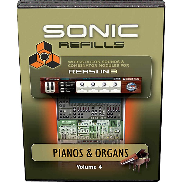 Sonic Reality Reason 3 Refills Vol. 04: Piano and Organs
