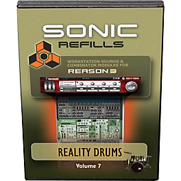 Sonic Reality Reason 3 Refills Vol. 07: Reality Drums