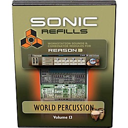 Sonic Reality Reason 3 Refills Vol. 13: World Percussion (CD)