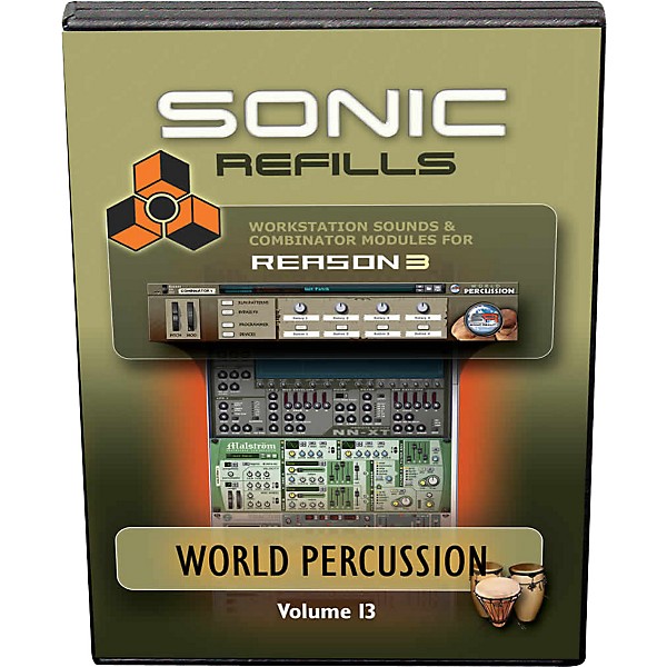 Sonic Reality Reason 3 Refills Vol. 13: World Percussion (CD)