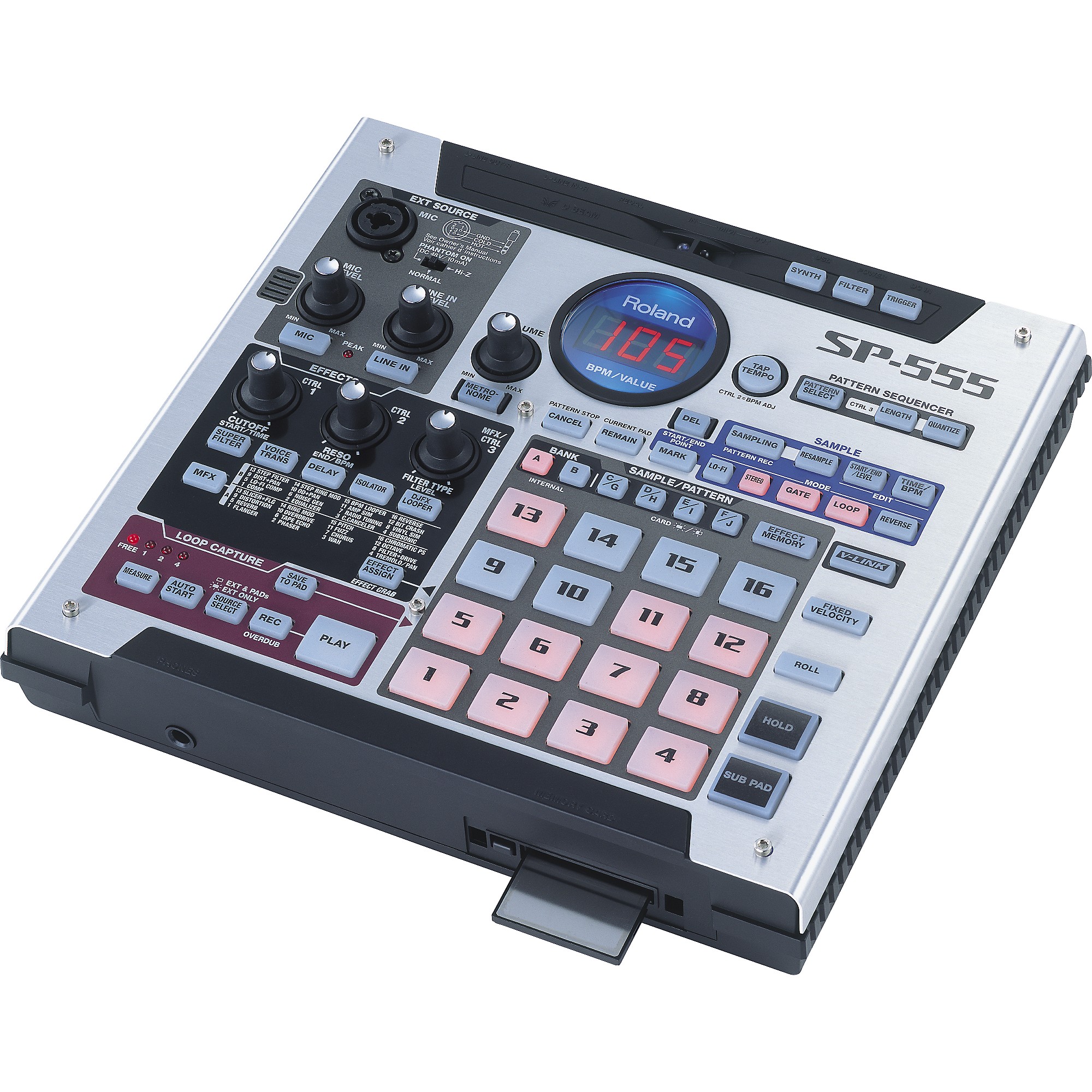 【極美品】Roland ローランド SP-555 サンプラー Roland SP-555 Digital DJ Turntable Creative Sampler for sale