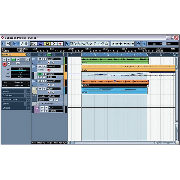 Professional DAW Software Steinberg Cubase Pro 10.5 Multitrack